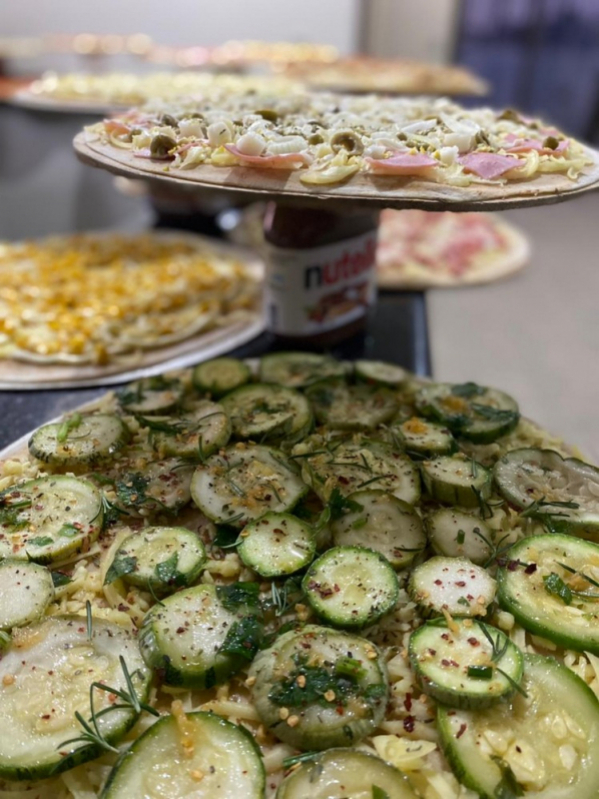 Buffet de Pizza á Domicilio Araras - Buffet de Pizza para Festa de 15 Anos