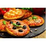 buffet de mini pizza para aniversários preço Hortolândia