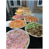 buffet de pizza infantil Arthur Nogueira
