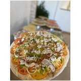 buffet em casa de pizza valor Arthur Nogueira